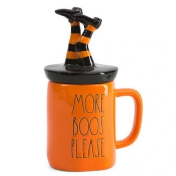 Rae Dunn Other - RAE DUNN More Boos Please Mug With Figural Witch Lid